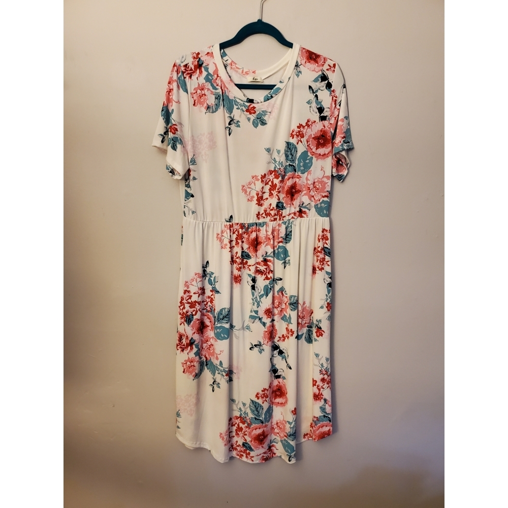 Midi floral dress